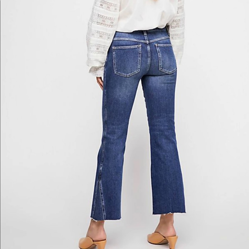 Free People Rita Cropped Flare Jeans - Picture 3 of 11